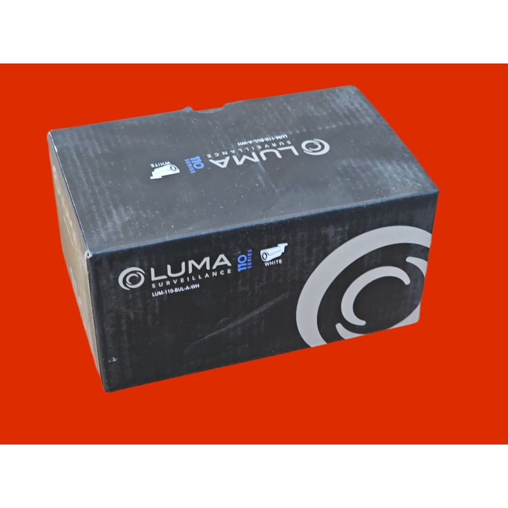 Luma 110 Series Outdoor Bullet Surveillance Camera White LUM-110-BUL-A-WH NW